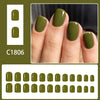 12 Sizes-24 Pcs Press On Nails C1806