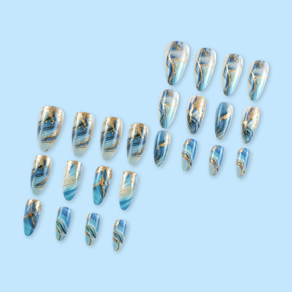 12 Sizes-24 PcsPress On Nails DY1885-B7