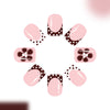 12 Sizes-24 Pcs Press On Nails C1343