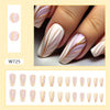 12 Sizes-24 Pcs Press On Nails W724