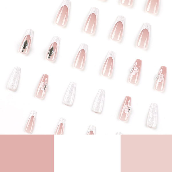 12 Sizes-24 Pcs Press On Nails JP2269