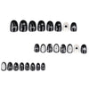 12 Sizes-24 Pcs Press On Nails JP4163