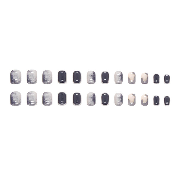 12 Sizes-24 Pcs Press On Nails R665