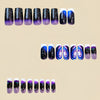 12 Sizes-24 Pcs Press On Nails Y451