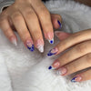 12 Sizes-24 Pcs Press On Nails Z1153
