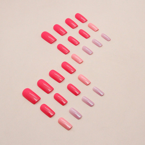 12 Sizes-24 Pcs Press On Nails W960