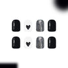 12 Sizes-24 Pcs Press On Nails C1373