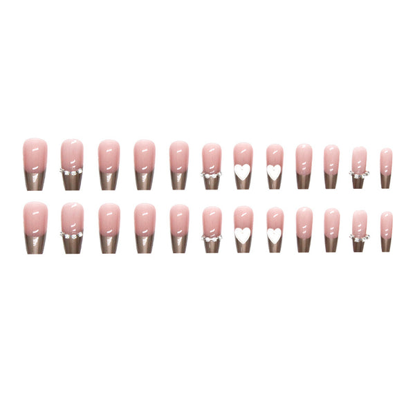 12 Sizes-24 Pcs Press On Nails Z462