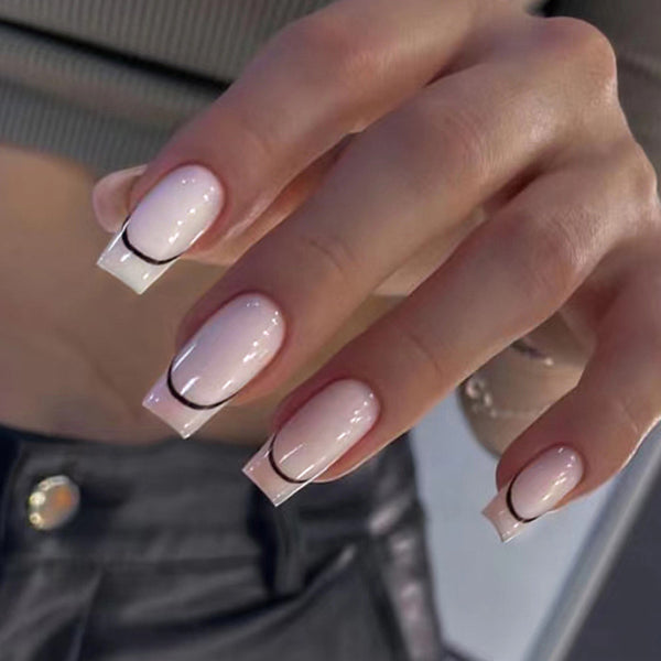 12 Sizes-24 Pcs Press On Nails W1044