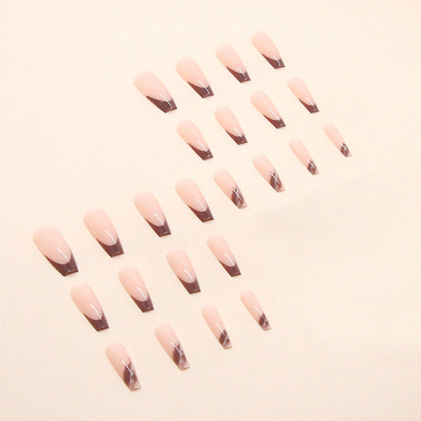 12 Sizes-24 Pcs Press On Nails W282