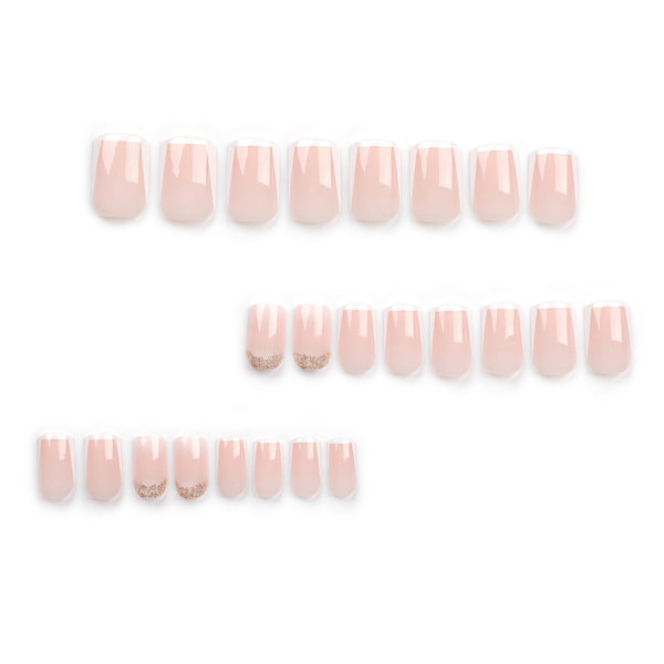 12 Sizes-24 Pcs Press On Nails JP3035