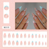12 Sizes-24 Pcs Press On Nails W319