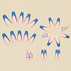 12 Sizes-24 Pcs Press On Nails Y178