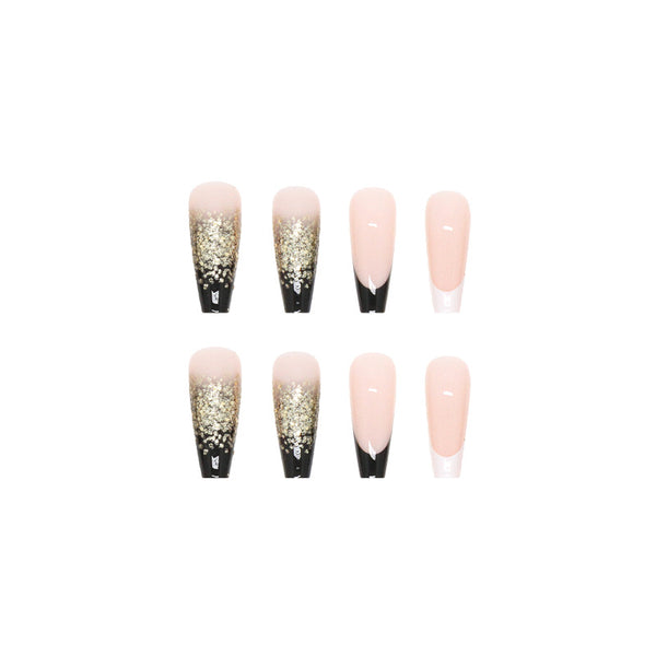 12 Sizes-24 Pcs Press On Nails W129