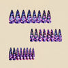 12 Sizes-24 Pcs Press On Nails Y1386