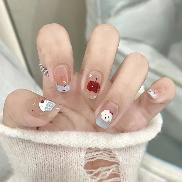 30 Pcs Press On Nails R967