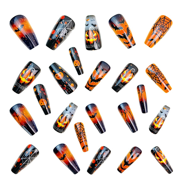 12 Sizes-24 Pcs Press On Nails Y892