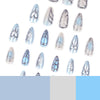 12 Sizes-24 Pcs Press On Nails JP4199