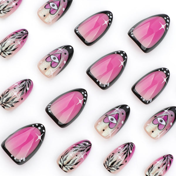 12 Sizes-24 Pcs Press On Nails JP3612