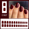 12 Sizes-24 Pcs Press On Nails C1827
