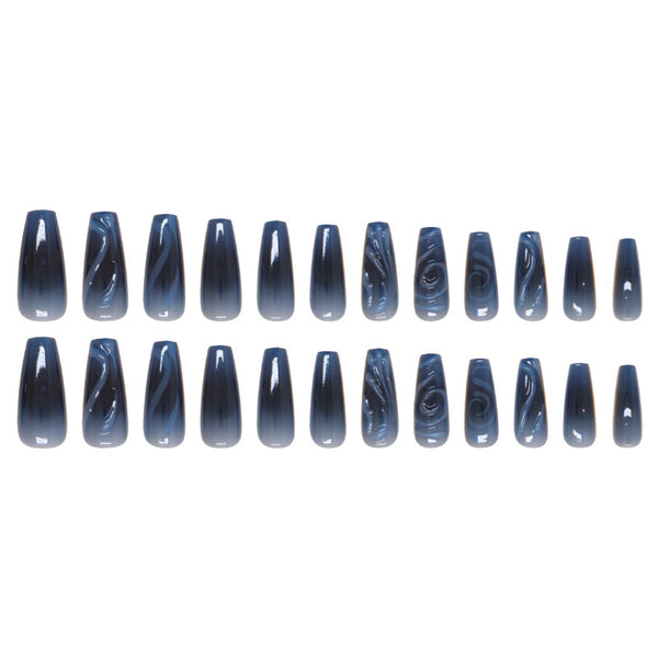 12 Sizes-24 Pcs Press On Nails W1761