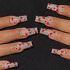 12 Sizes-24 Pcs Press On Nails JP1601