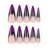 12 Sizes-24 Pcs Press On Nails JP3417