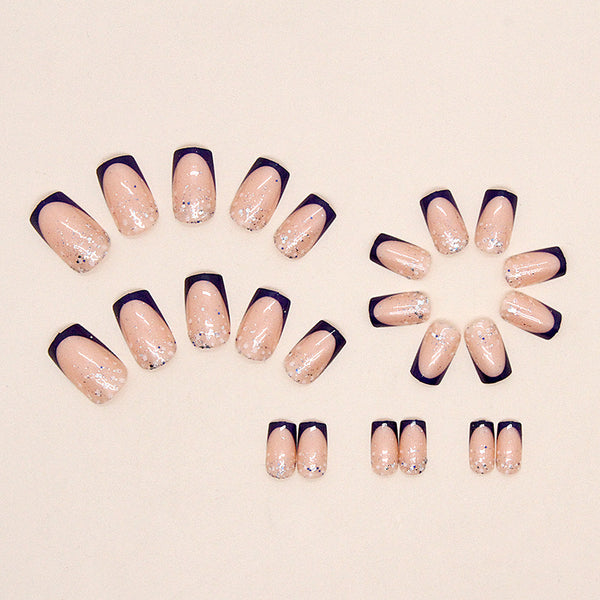 12 Sizes-24 Pcs Press On Nails W1047