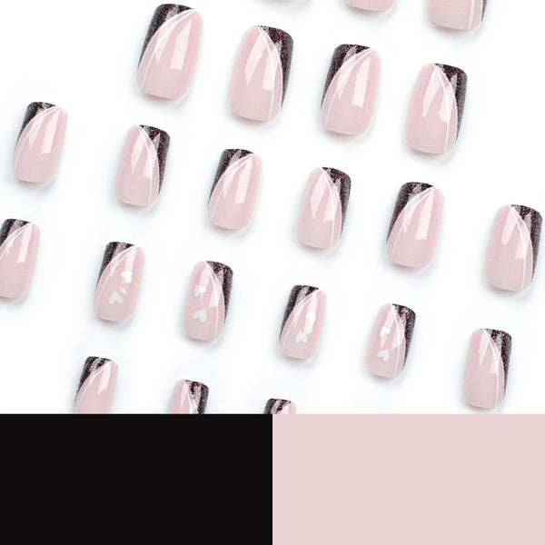 12 Sizes-24 Pcs Press On Nails JP3046