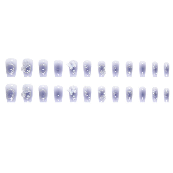 12 Sizes-24 Pcs Press On Nails Z483