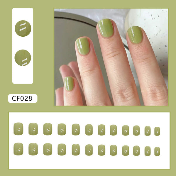 12 Sizes-24 Pcs Press On Nails CF028