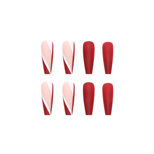 12 Sizes-24 Pcs Press On Nails Z399