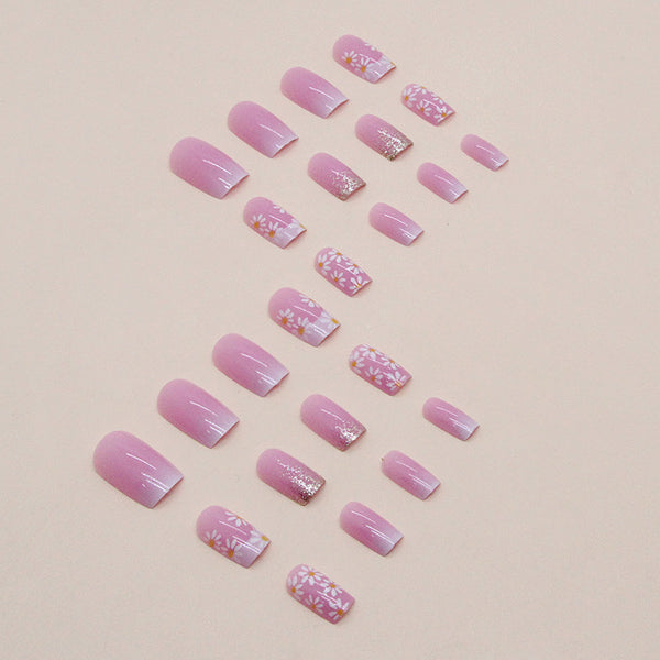 12 Sizes-24 Pcs Press On Nails W1042