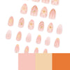 12 Sizes-24 Pcs Press On Nails JP4340