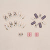 12 Sizes-24 Pcs Press On Nails W1074