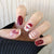 12 Sizes-24 Pcs Press On Nails R620