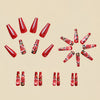 12 Sizes-24 Pcs Press On Nails Y442