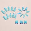 12 Sizes-24 Pcs Press On Nails W1924