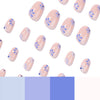 12 Sizes-24 Pcs Press On Nails JP4403