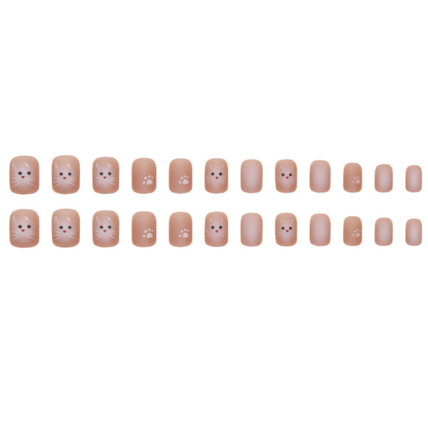 12 Sizes-24 Pcs Press On Nails R861