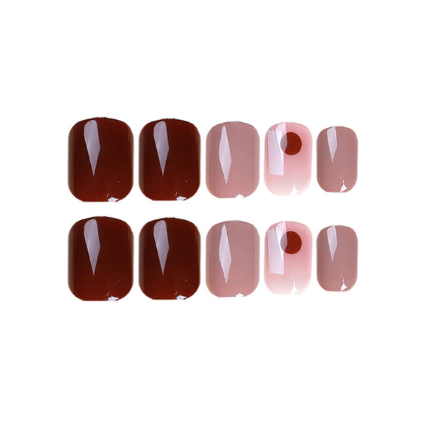 12 Sizes-24 Pcs Press On Nails JP1548