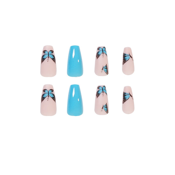 12 Sizes-24 Pcs Press On Nails JP1430