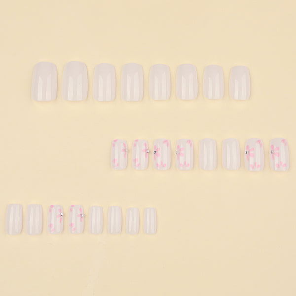 12 Sizes-24 Pcs Press On Nails JP3935