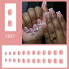 12 Sizes-24 Pcs Press On Nails C057