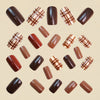 12 Sizes-24 Pcs Press On Nails Y1465