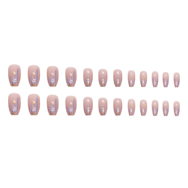 12 Sizes-24 PcsPress On Nails W1021