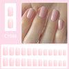 12 Sizes-24 Pcs Press On Nails C1066