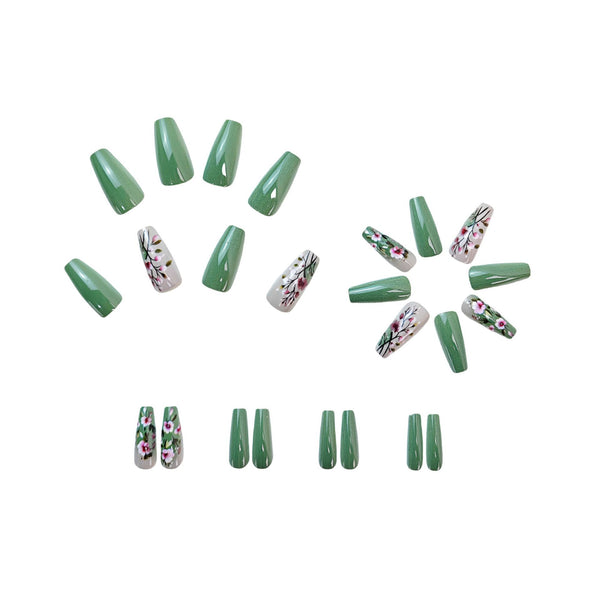 12 Sizes-24 PcsPress On Nails Y467