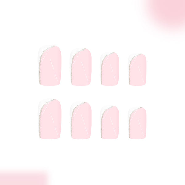 12 Sizes-24 Pcs Press On Nails C1006