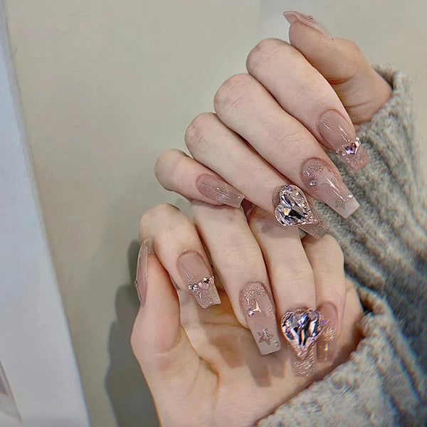 12 Sizes-24 Pcs Press On Nails Z787
